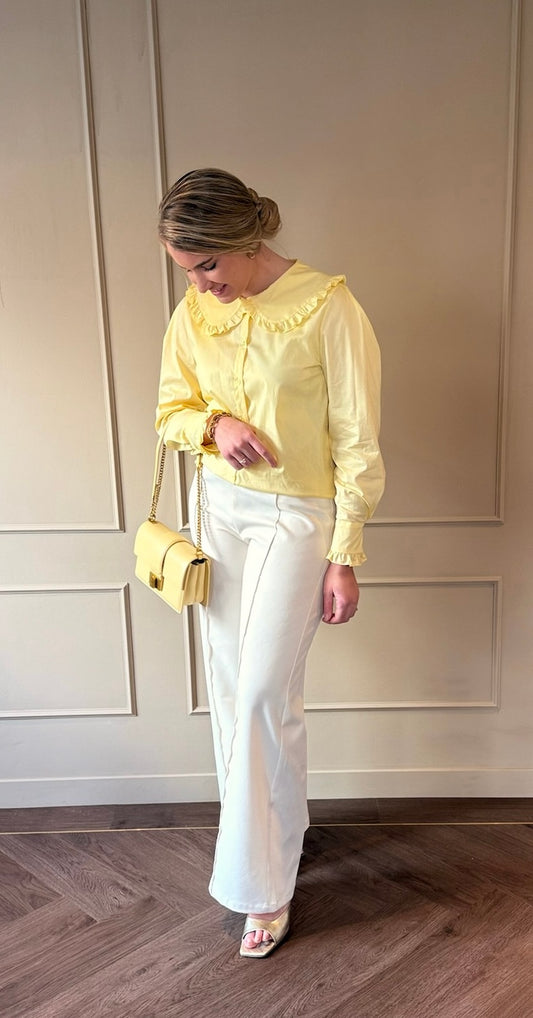 Lotte blouse botergeel