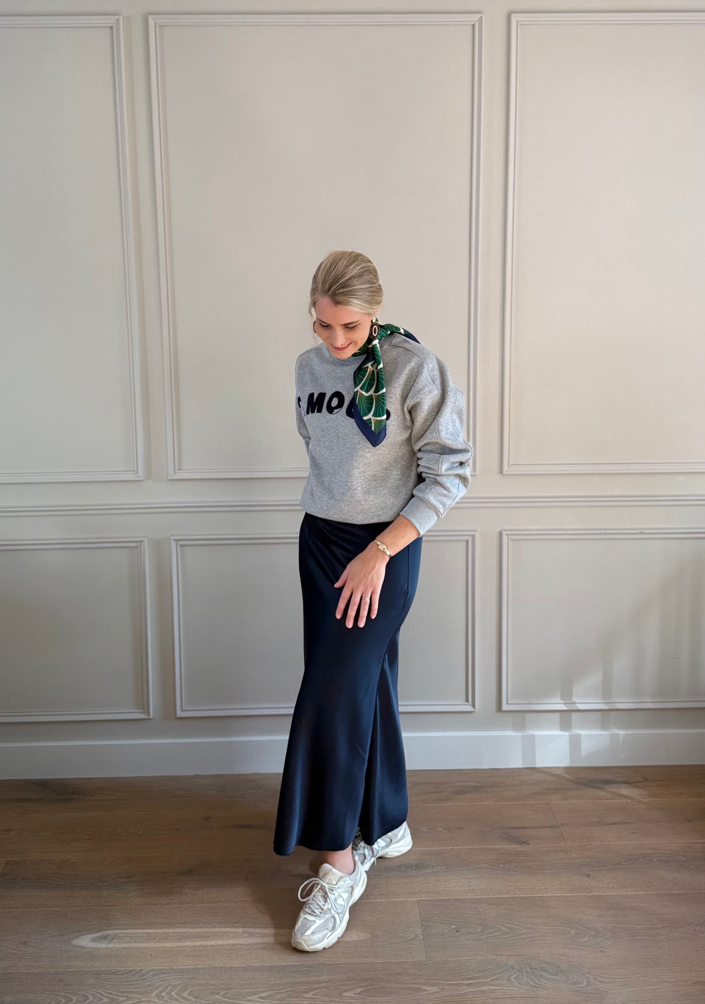 Loïs rok donkerblauw