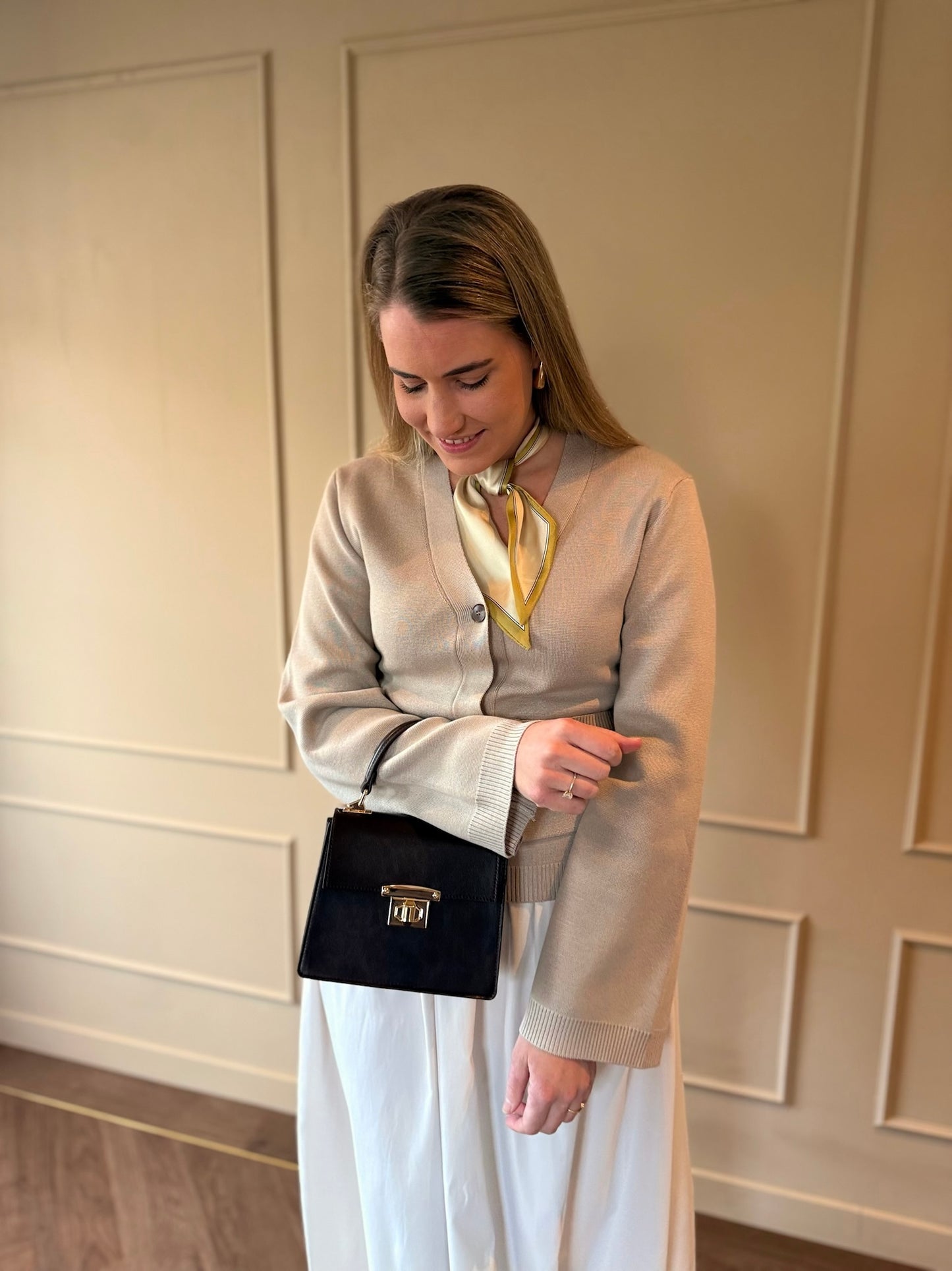 Noëlle vestje zandkleur