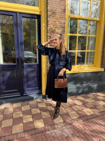 Alexis rok donkerblauw