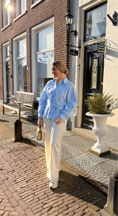 Liva blouse licht blauw