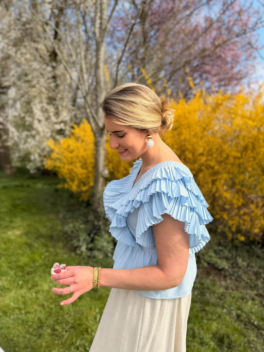 Lizzy top blauw