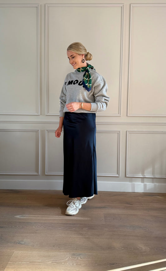 Loïs rok donkerblauw