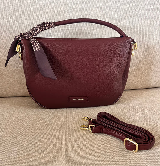 Zoë tas donkerrood