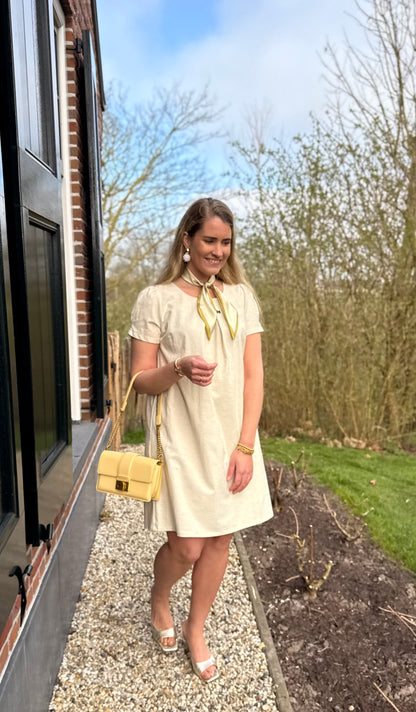 Fallon jurk beige