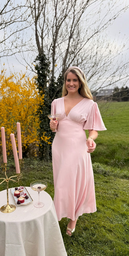 Nina jurk roze