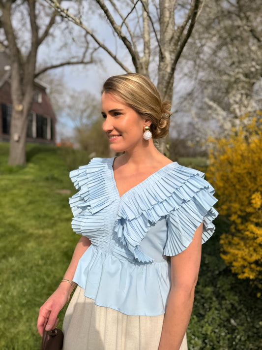 Lizzy top blauw