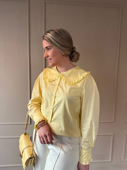 Lotte blouse botergeel