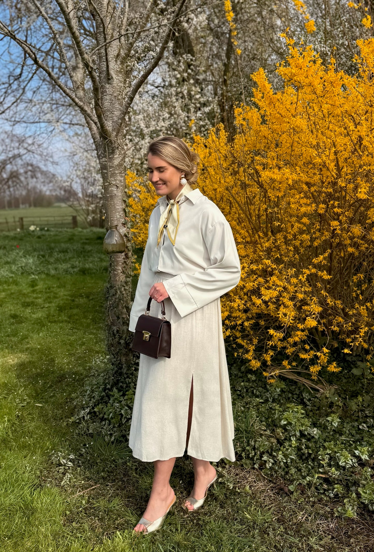 Eline rok beige