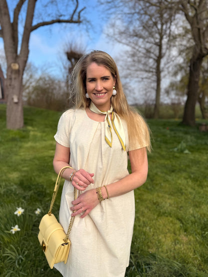 Fallon jurk beige