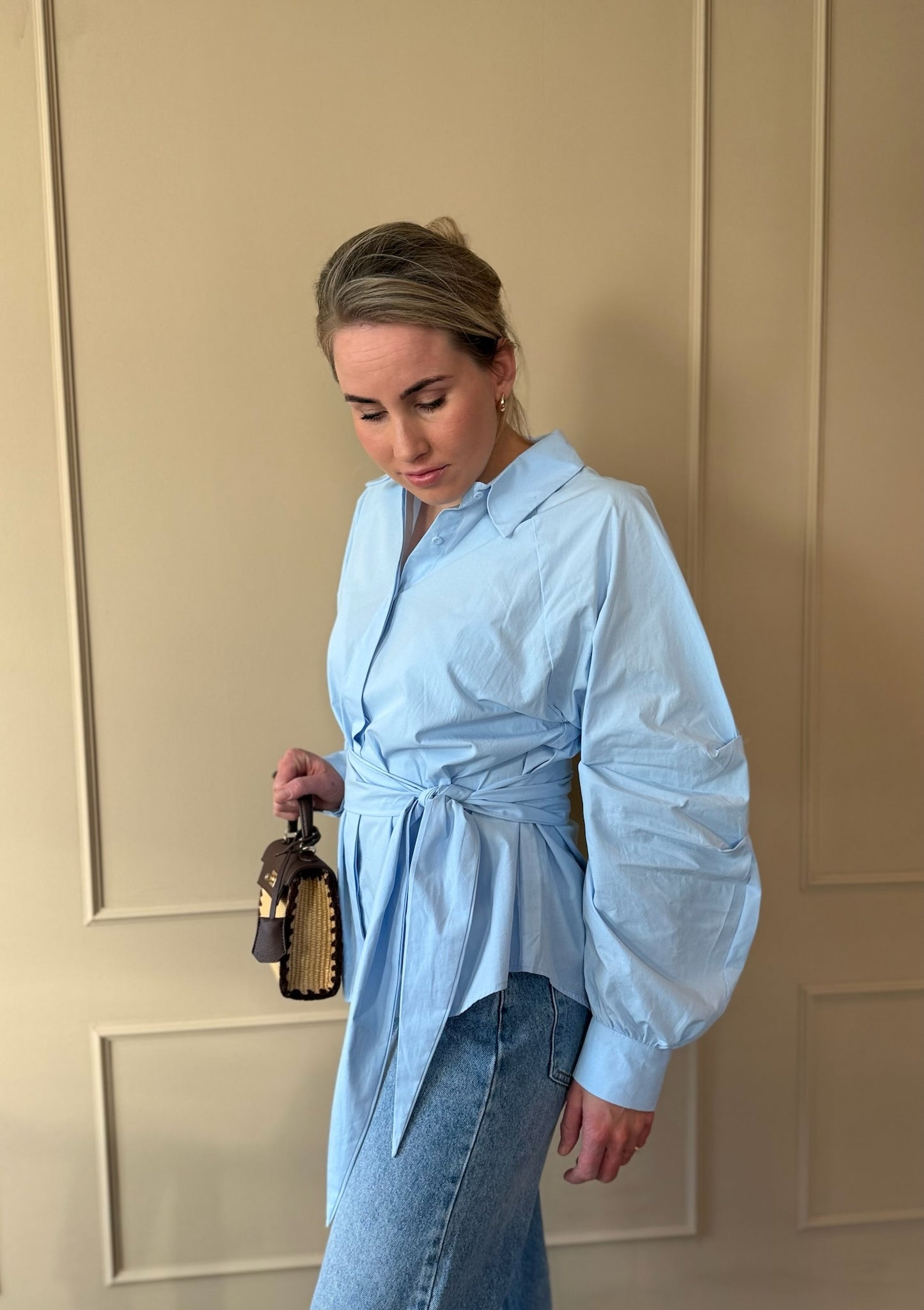 Liva blouse licht blauw