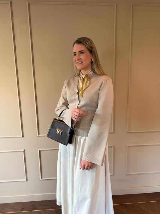 Noëlle vestje zandkleur