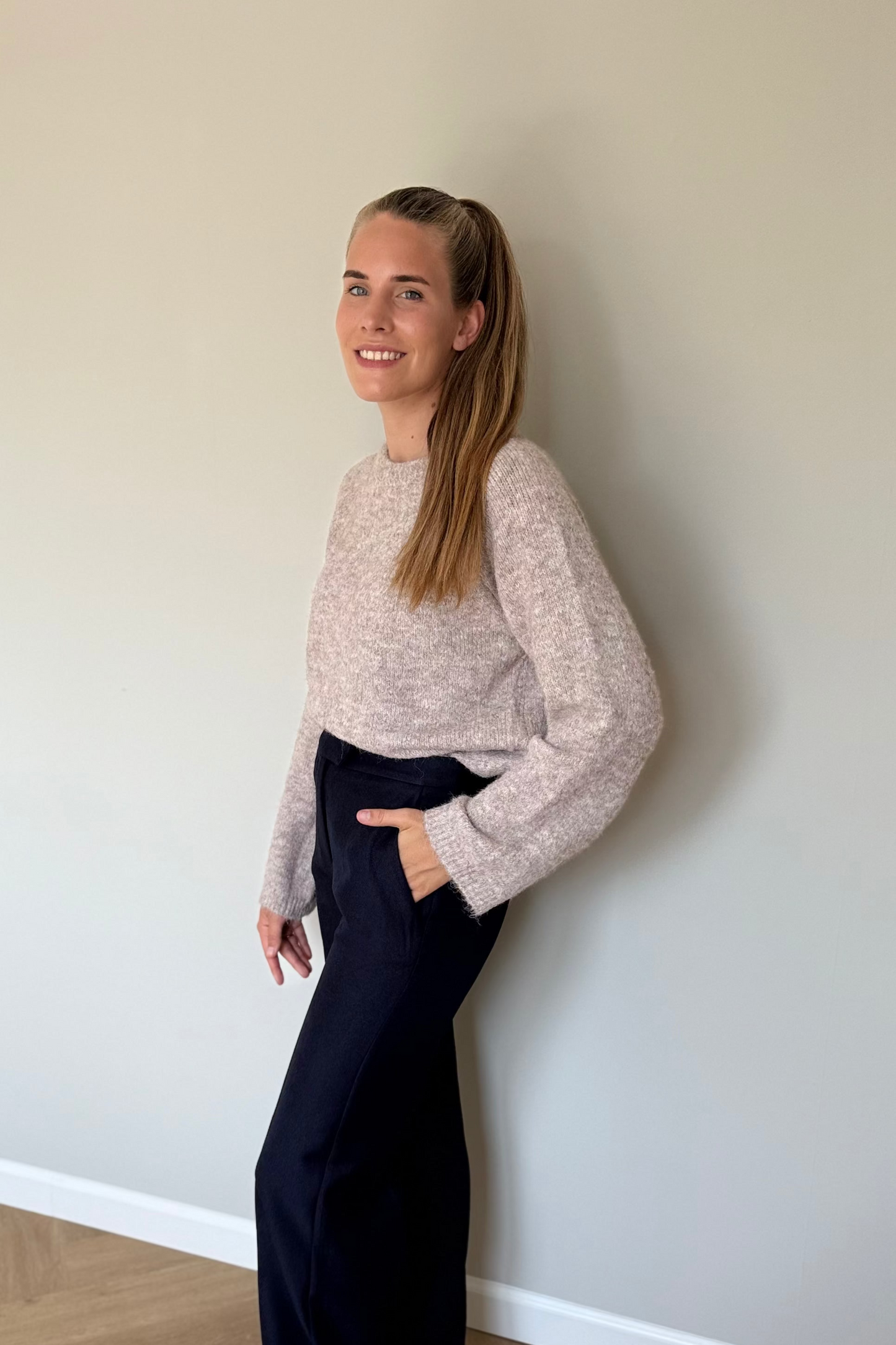 Cécile donkerblauwe pantalon