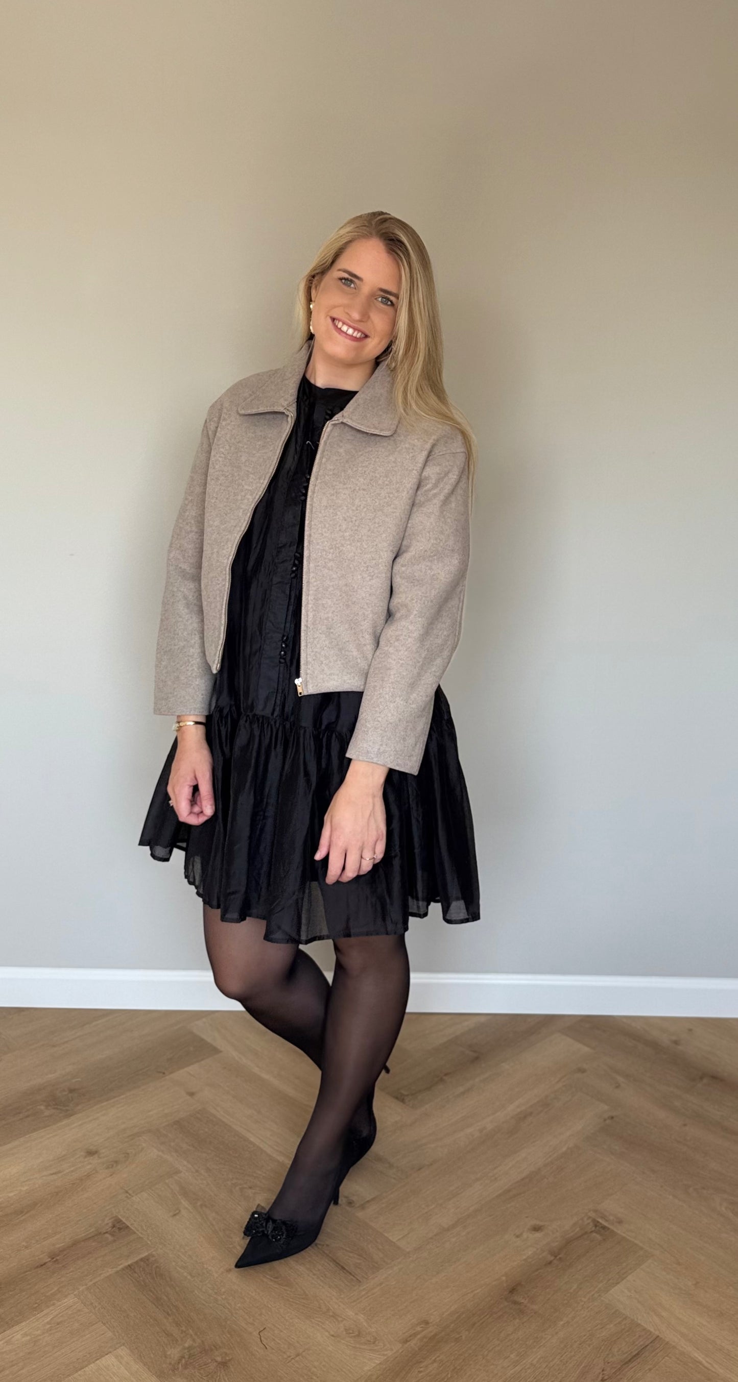 Colette jasje zandkleur