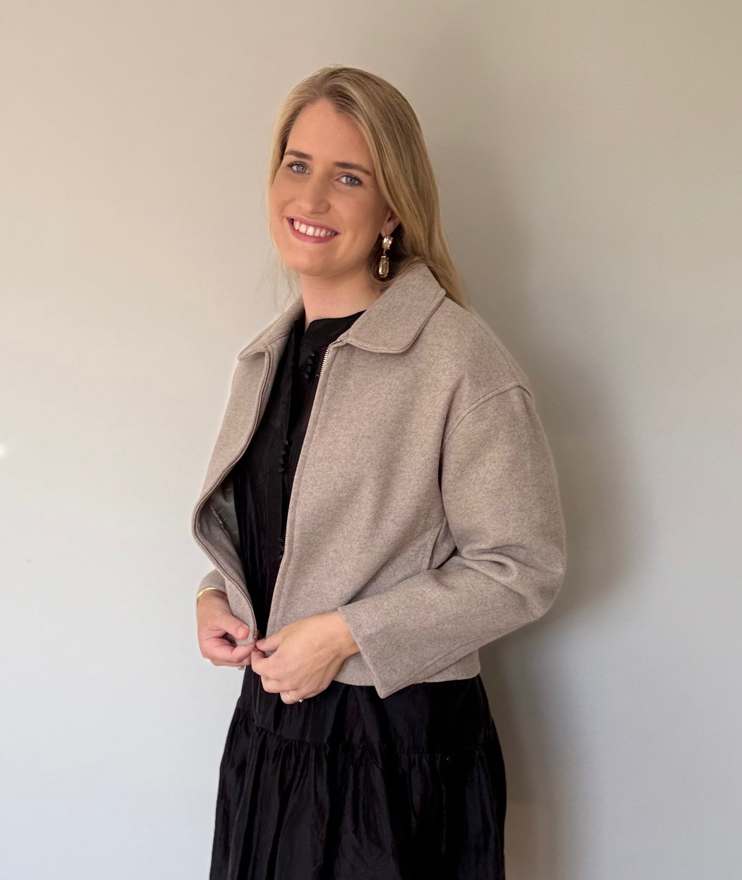 Colette jasje zandkleur