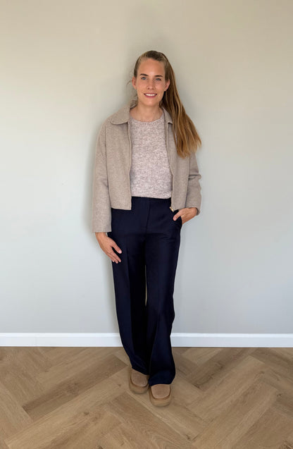 Cécile donkerblauwe pantalon