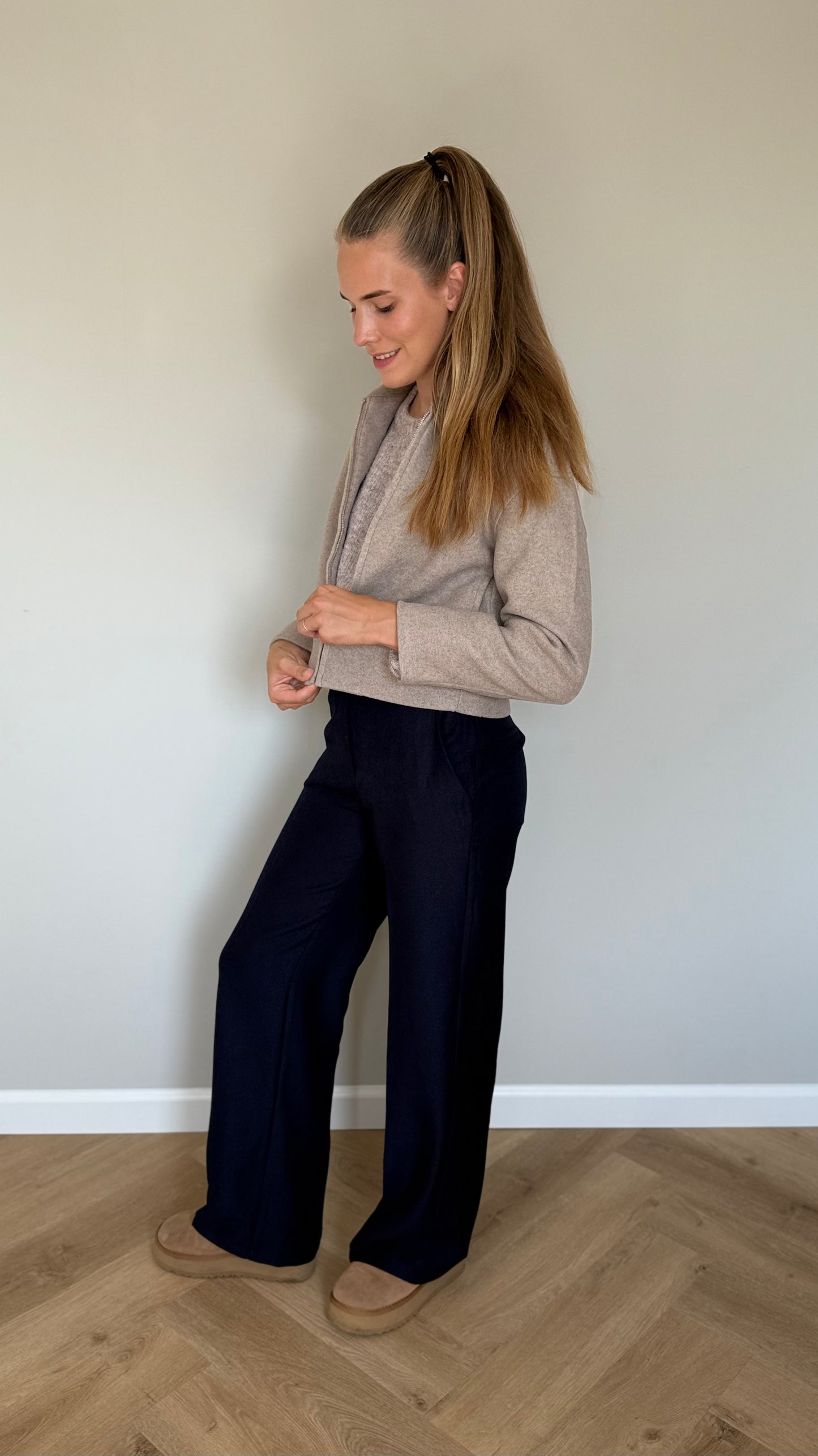 Cécile donkerblauwe pantalon
